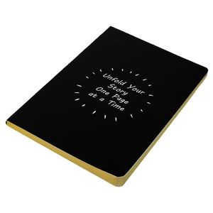 Starlight 5" X 7" Gold Edge Notebook