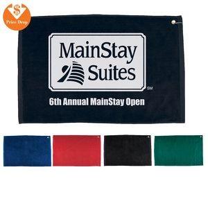 16" x 25" Hemmed Color Golf Towel