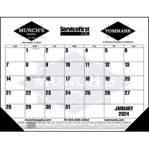 Standard 3 Color Desk Pad Calendar