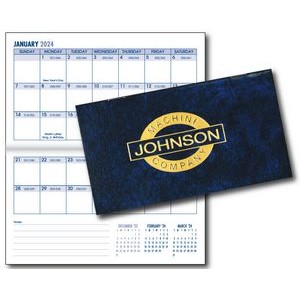 Horizontal Premium Leatherette Pocket Planner