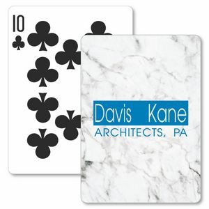 Marble Theme Poker Size Playing Cards