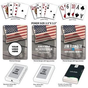 Republican Theme Poker Size Playing Cards
