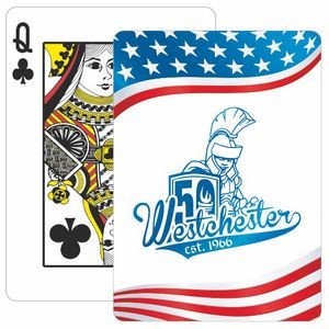 Stars & Stripes Theme Poker Size Playing Cards