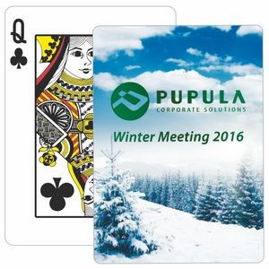 Winter Theme Poker Size Playing Cards