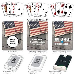 Democrat Theme Poker Size Playing Cards