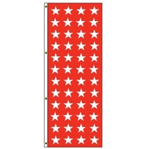 America Forever Free Flying Flag Drape (Red/White Stars)