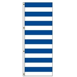 America Forever Free Flying Flag Drape (Blue/White Stripes)