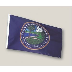 Custom Printed Calescent Dyed Flags (3' x 5')