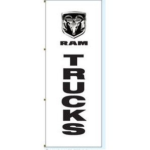 Double Faced Interceptor® Drape Flags (Center Panel - Ram® Trucks) (3' x 8')