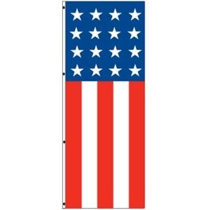America Forever Free Flying Flag Drape (Star/Vertical Stripes)