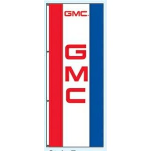 Double Faced Interceptor® Drape Flags (Center Panel - GMC®) (3' x 8')