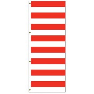 America Forever Free Flying Flag Drape (Red/White Stripes)