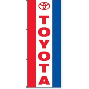 Double Faced Interceptor® Drape Flags (Center Panel - Toyota®) (3' x 8')