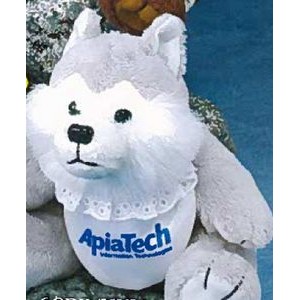 6" "GB" Plush Beanies™ Stuffed Husky Dog