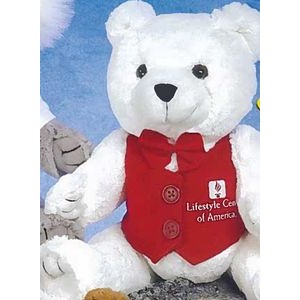 12" "Good-Buy" Bears™ Stuffed White Bear