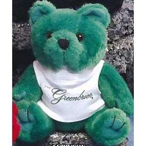 6" "GB" Brites™ Stuffed Green Bear