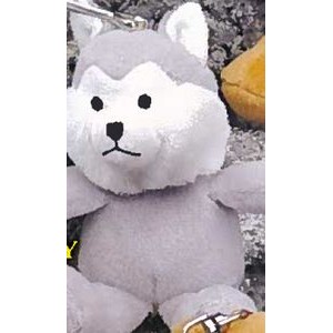 4" Key Chain Pals™ Stuffed Husky Dog