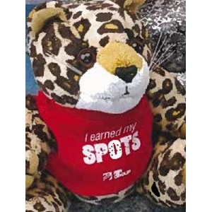 6" "GB" Plush Beanies™ Stuffed Leopard