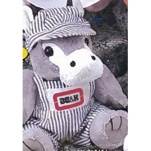 6" "GB" Brites™ Plush Beanies™ Stuffed Donkey