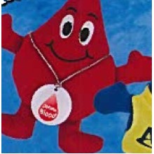 6" Team Thrifty™ Stuffed Blood Drop