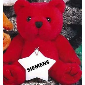 6" "GB" Brites™ Stuffed Red Bear