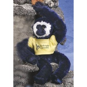 14" Monkey Clinger™ Stuffed Navy Blue Monkey