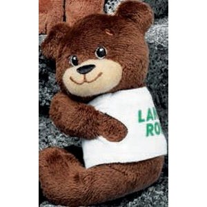 5" Tach-It Bear™ Stuffed Chocolate Brown Bear