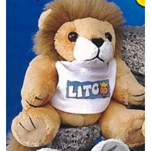 6" "GB" Plush Beanies™ Stuffed Lion