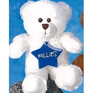 7" Smitty Bears™ Stuffed White Bear