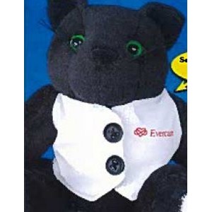 6" "GB" Plush Beanies™ Stuffed Black Bear