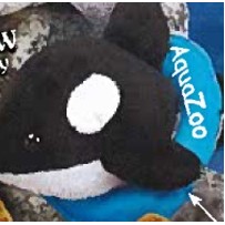 7"- 8" Laying Beanies™ Killer Whale