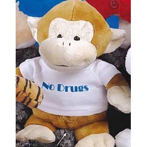 9" Pudgy Plush™ Stuffed Monkey