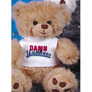 7" "Patches" Paw Bear™ Stuffed Beige Bear