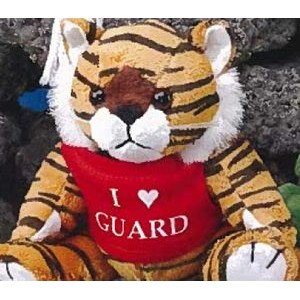 6" "GB" Plush Beanies™ Stuffed Tiger