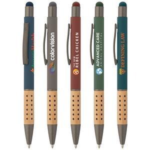 Bowie Bamboo Grip Stylus Pen - ColorJet
