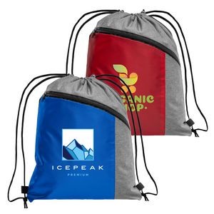Geneva Drawstring Backpack - 210D Polyester - ColorJet