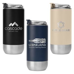 Glacier - 16 oz. Double-Wall Recycled Stainless Steel Tumbler - Laser