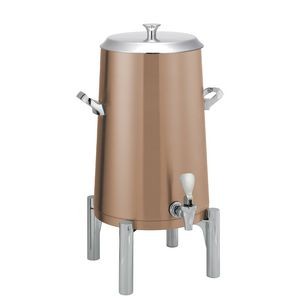Round Flame Free™ 5 Gallon Thermo-Urn™ w/Flat Lid (Rose Gold)