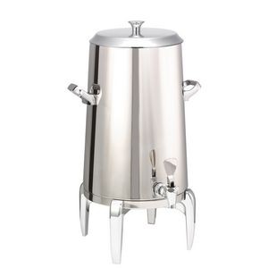 Modern Flame Free™ 5 Gallon Thermo-Urn™ w/Flat Lid (Polished Stainless)