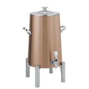 Round Flame Free™ 5 Gallon Thermo-Urn™ w/Classic Lid (Rose Gold)
