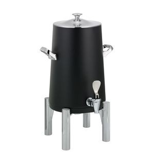 Round Flame Free™ 3 Gallon Thermo-Urn™ w/Classic Lid (Black)