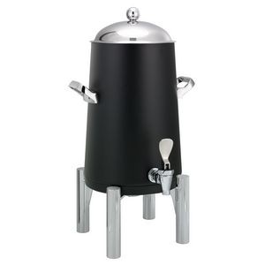 Round Flame Free™ 3 Gallon Thermo-Urn™ w/Domed Lid (Black)