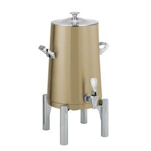 Round Flame Free™ 3 Gallon Thermo-Urn™ w/Classic Lid (Vintage Gold)
