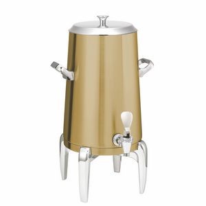 Modern Flame Free™ 3 Gallon Thermo-Urn™ w/Flat Lid (Vintage Gold)