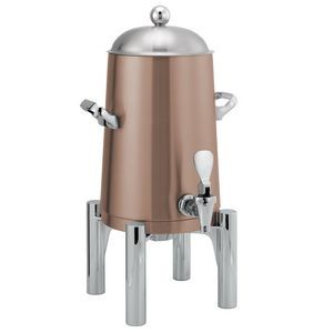 Round Flame Free™ 1.5 Gallon Thermo-Urn™ w/Domed Lid (Rose Gold)