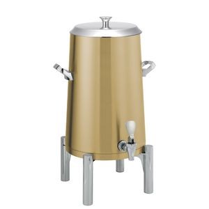 Round Flame Free™ 5 Gallon Thermo-Urn™ w/Flat Lid (Vintage Gold)