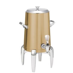 Modern Flame Free™ 1.5 Gallon Thermo-Urn™ w/Flat Lid (Vintage Gold)