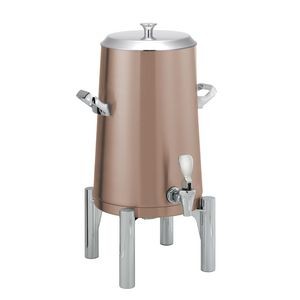 Round Flame Free™ 3 Gallon Thermo-Urn™ w/Flat Lid (Rose Gold)