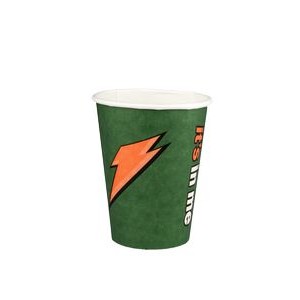 12 Oz. Single Wall White Paper Cup-Full Wrap