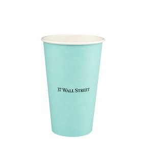 20 Oz. Single Wall White Paper Cup-Full Wrap